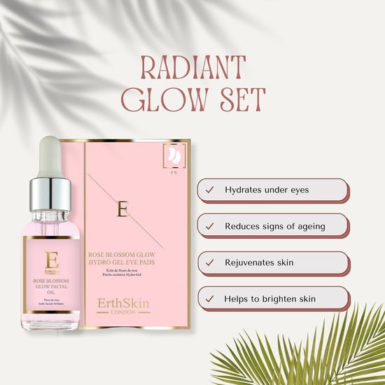 Rose Blossom Glow Facial Oil 30ml + Rose Blossom Glow Hydro-Gel Eye Pads 5 X 2 - Image 2