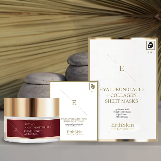 Retinol Nachtfeuchtigkeitscreme 50ml + Doppelt Kollagen + Rosen-Hydrogel-Augenpads 5 X 2 + Hyaluronsäure & Kollagen Maske - 3 Blätter - Image 2