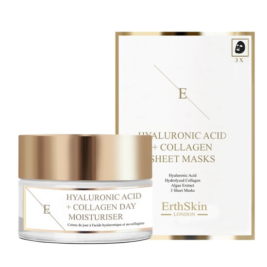 Hyaluronsäure & Kollagen Tagescreme + Hyaluronsäure & Kollagen Maske - 3 Blätter - Image 1