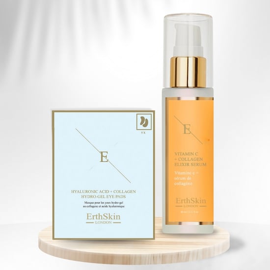 VITAMIN C + COLLAGEN ELIXIR SERUM 60ML + Hyaluronsäure + Kollagen Hydrogel Augenpads 5 X 2 - Image 2