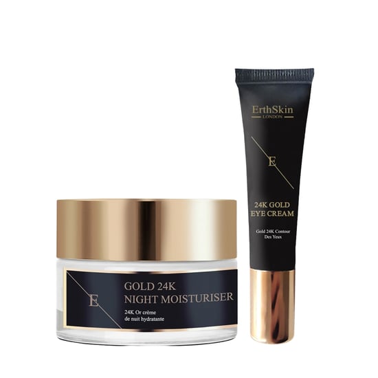ANTI-WRINKLE Night MOISTURISER 24K GOLD+ UNDER EYE CREAM 24K GOLD - Image 2
