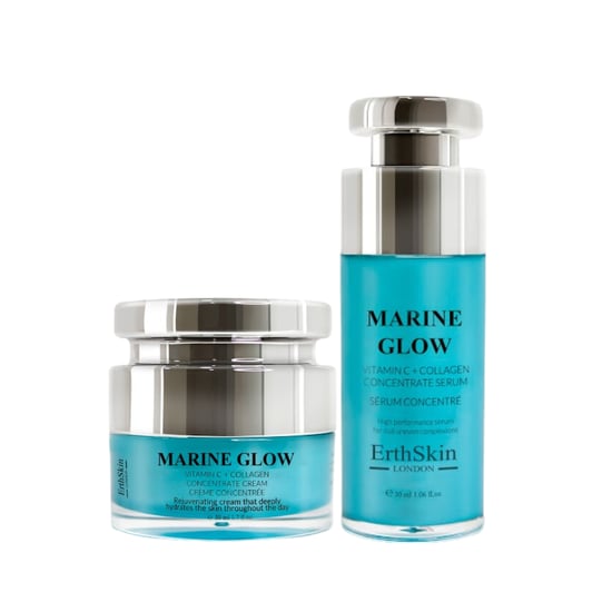 Marine Glow Vitamin C + Kollagen-Konzentrat Serum 30ml + Marine Glow + Vitamin C-Konzentrat Creme 50ml - Image 1