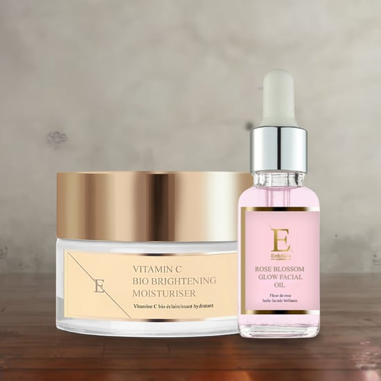 Rose Blossom Glow Facial Oil 30ml + Vitamin C Bio Brightening Moisturiser 50ml - Image 2