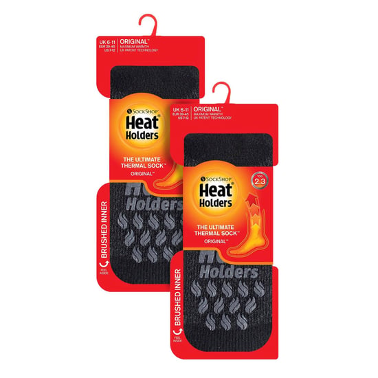 2 Paar Herren Winter Crew Hausschuhsocken - Image 2