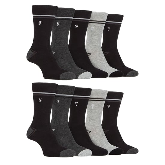 Herren 10er-Pack bunte Bambussocken - Image 1