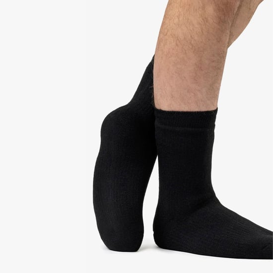 Herren- und Damen-schwarze thermische wasserdichte Socken mit Fleece-Futter - Image 4
