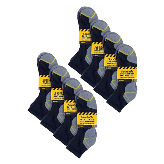 24 Paar Herren Multipack Ultimative Baumwollreiche Arbeitskurze Socken - Image 2