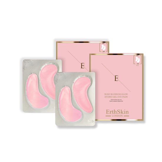2x Rose Blossom Glow Hydro-Gel Augenpads 5 X 2 - Image 1