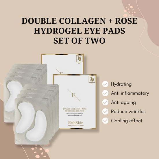 2x Double Collagen + Rose Hydrogel Augenpads 5 X 2 - Image 2