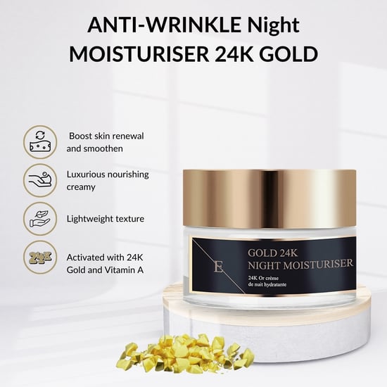 Anti-Falten-Nachtfeuchtigkeitspflege 24k Gold 50ml - Image 3