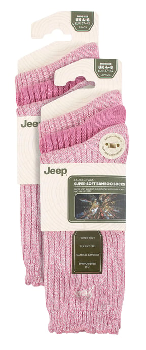 Damen 6er-Pack Bambus-Stiefelsocken | Süße Socken mit gewelltem Bund - Image 2