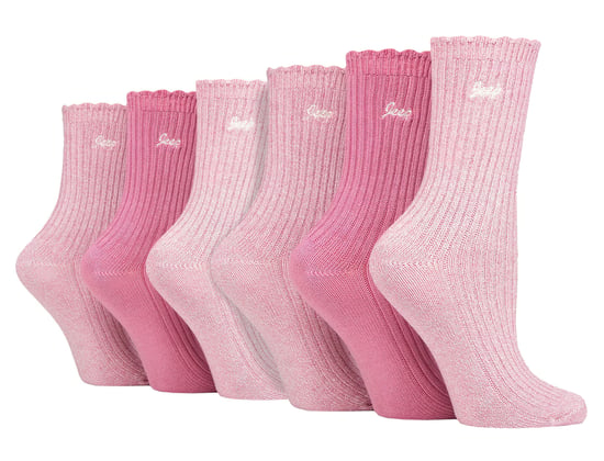 Damen 6er-Pack Bambus-Stiefelsocken | Süße Socken mit gewelltem Bund - Image 3