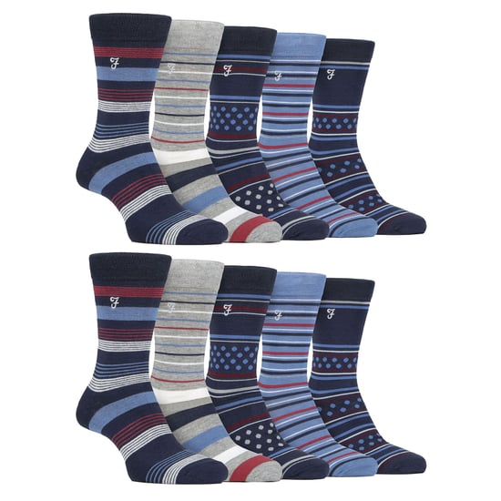 Herren 10er-Set Bunte Bambussocken - Image 1