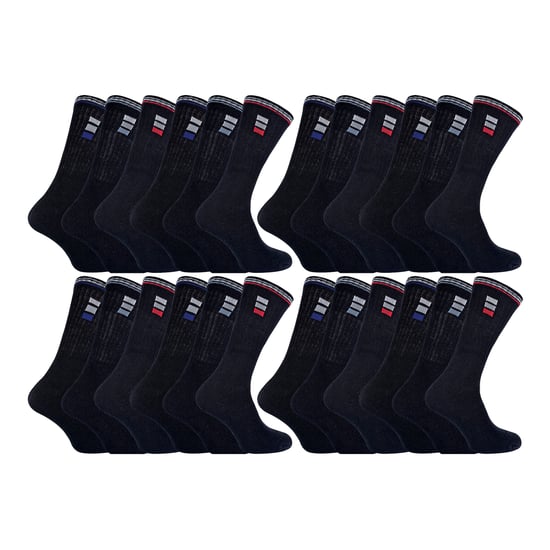 24 Paar Multipack Herren Klassische Sport Atmungsaktive Socken - Image 1