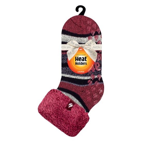 Damen Weiche Streifen Lounge Socken für den Winter - Image 2