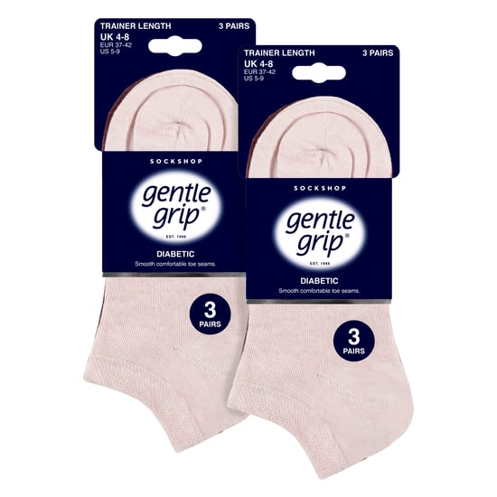 6er-Pack Diabetes-Trainer-Socken für Damen | Extra breite Knöchelsocken - Image 2