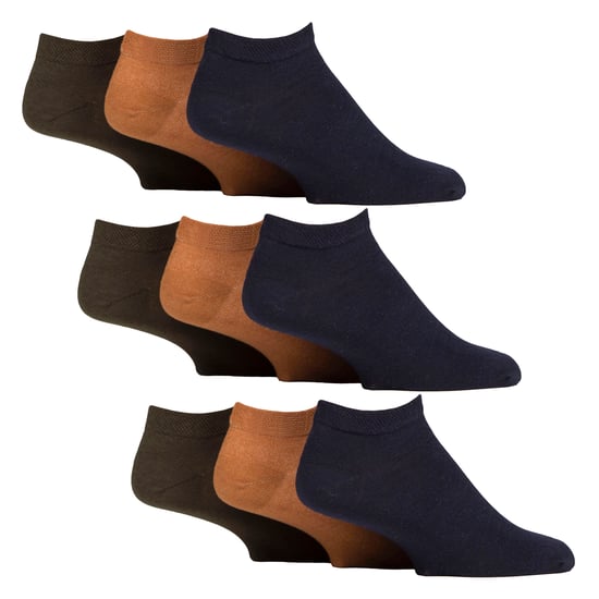 9er Pack Herren Diabetiker Trainingssocken, weit geschnittene Socken für geschwollene Füße - Image 1