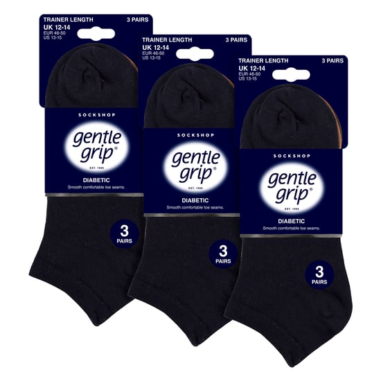 9er Pack Herren Diabetiker Trainingssocken, weit geschnittene Socken für geschwollene Füße - Image 2