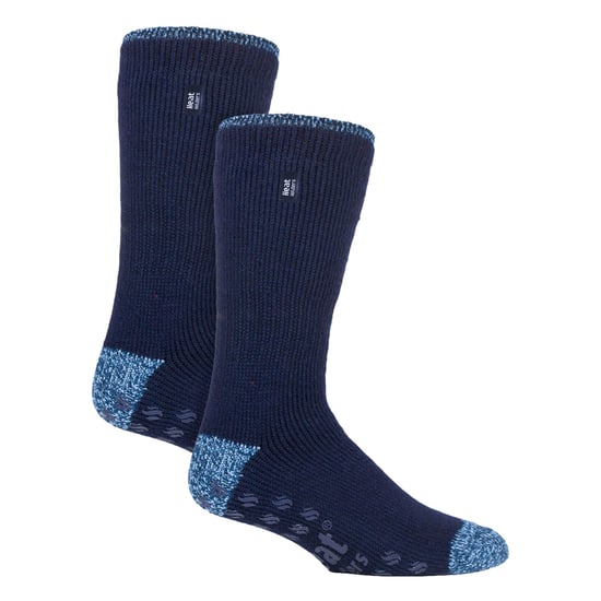 2 Paar Herren Winter Crew Haussocken - Image 1