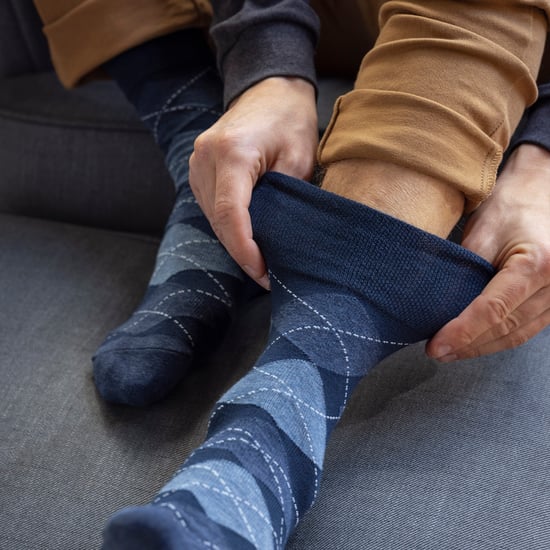6 Paar Herren NON-ELASTISCHE Baumwollreiche Socken mit neuartigen Mustern - Image 5