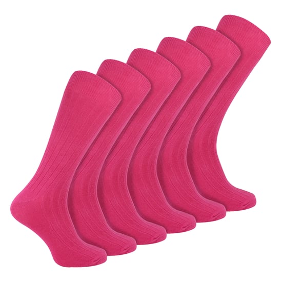Herren Schlichte Farbige Baumwollreiche Ribbed Strümpfe - Image 1