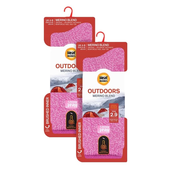 Damen 2er Pack Merinowoll Thermosocken - Image 2