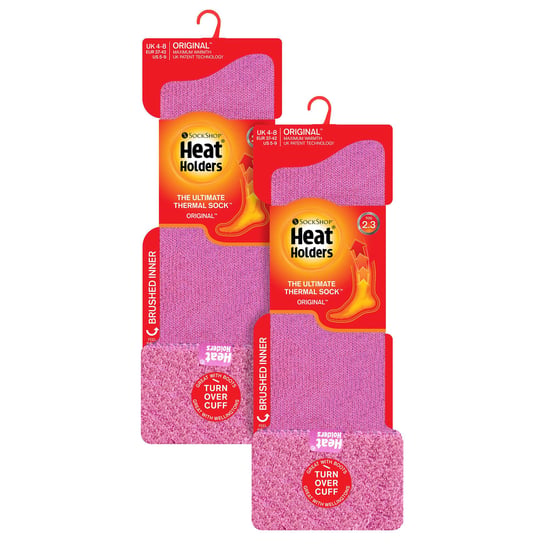 Damen 2er Pack Wellington Weiche Gebürstete Innensocken - Image 2
