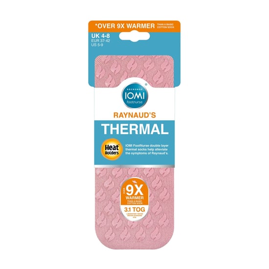 1 Pack Dicke 3,1 TOG Rutschfeste Thermo-Schlappen-Socken für Raynaudsyndrom - Image 2
