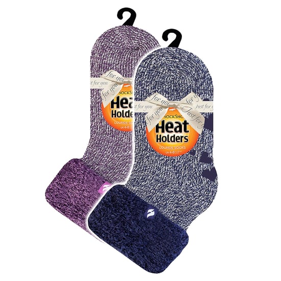 2er Pack Damenweiche Lounge-Socken mit Grips - Image 2