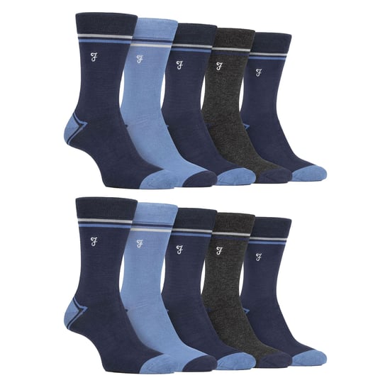 Herren 10er-Pack bunte Bambus-Socken - Image 1
