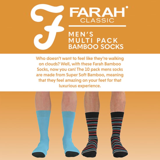 Herren 10er-Pack bunte Bambus-Socken - Image 3