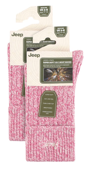 Damen 4er-Pack Superweiche Wanderschuh-Socken | Outdoorsocken für Wanderungen - Image 2
