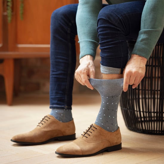 6 Paar Herren NON ELASTISCHE Baumwoll-Socken mit ausgefallenem Muster - Image 5
