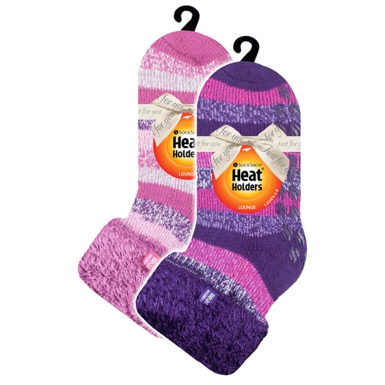 2er-Pack Damen Weiche Lounge-Socken mit Grip - Image 2