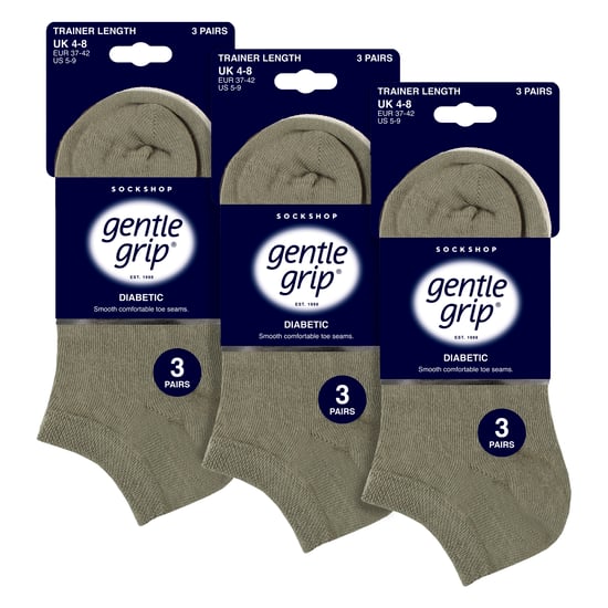9 Paar Damen Diabetiker Trainingssocken | Knöchelsocken für geschwollene Füße - Image 2