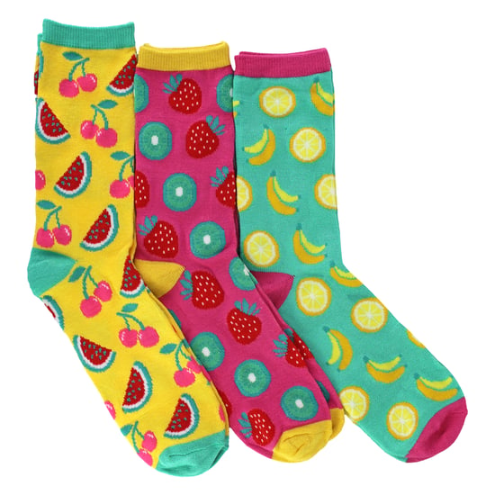6er-Pack Damen Socken mit witzigem Lebensmittelmotiv | Lustige bunte Bambussocken - Image 5