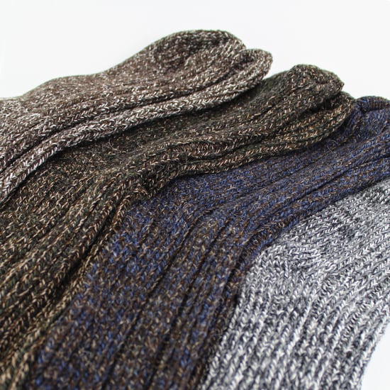 Herren 6er Pack Rippstrick-Alpaka-Stützsocken - Image 3