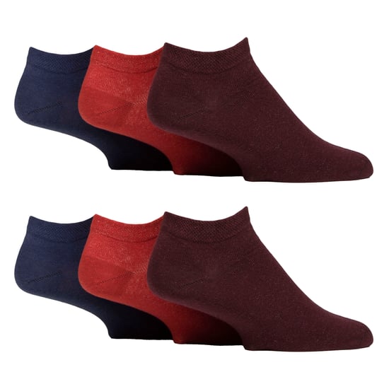 6er-Pack Herren Diabetiker Trainingssocken | Gepolsterte Fußweite Knöchelsocken - Image 1