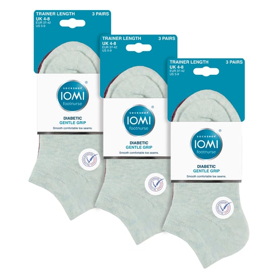 9er-Pack Damen Diabetes-Trainersocken | Breite Knöchelsocken für geschwollene Füße - Image 2