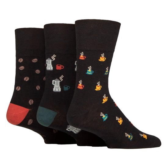 6 Paar Herren NON-ELASTISCHE Baumwoll-Socken mit neuartigen Mustern - Image 3