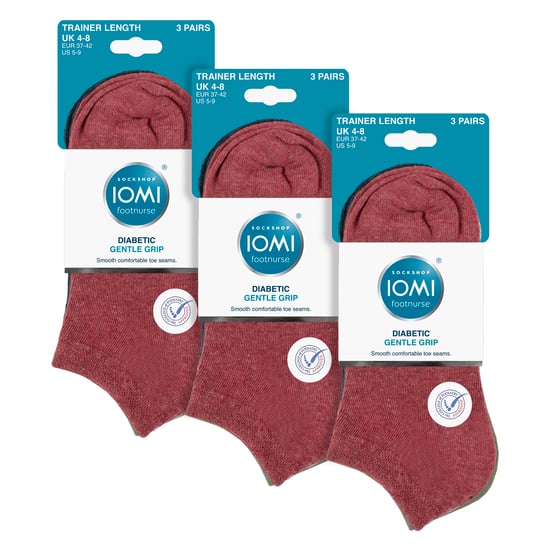 9er-Pack Damen Diabetiker Sneakersocken | Weite Knöchelsocken für geschwollene Füße - Image 2
