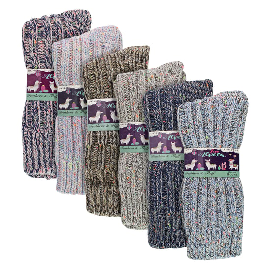 Damen 6er-Pack Alpakastulpen - Image 2