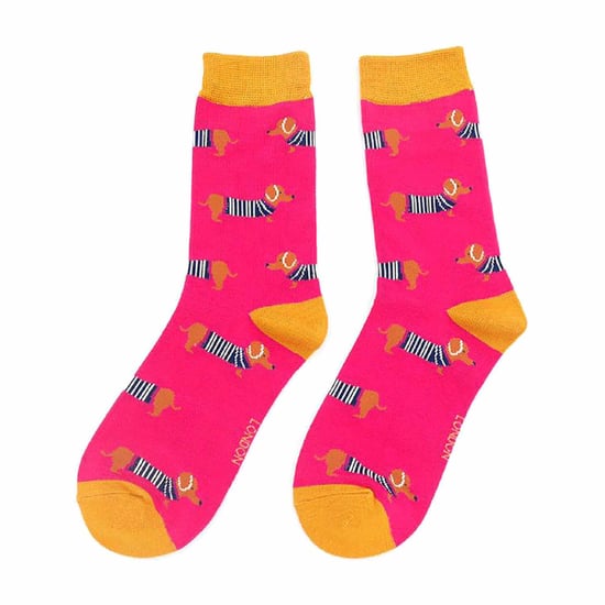 1 Pack Damen-Socken mit Hundemuster aus Bambus - Image 2