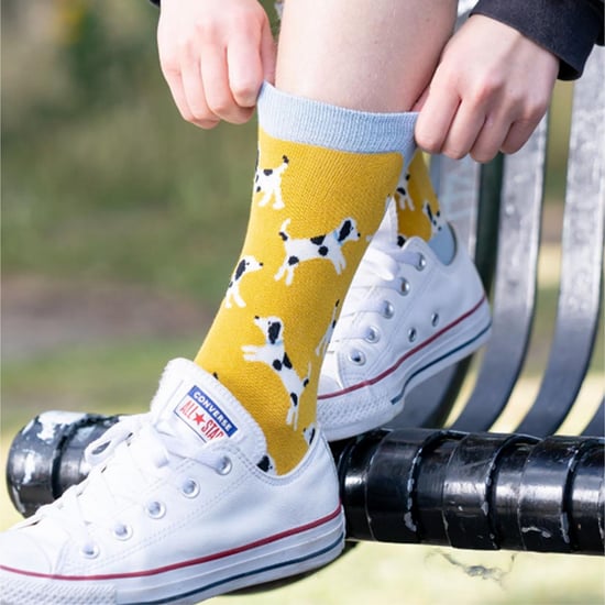 1 Pack Damen-Socken mit Hundemuster aus Bambus - Image 3
