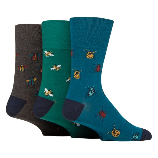 6 Paar Weiche Nicht-Elastische Diabetiker-Socken für Herren - Image 3