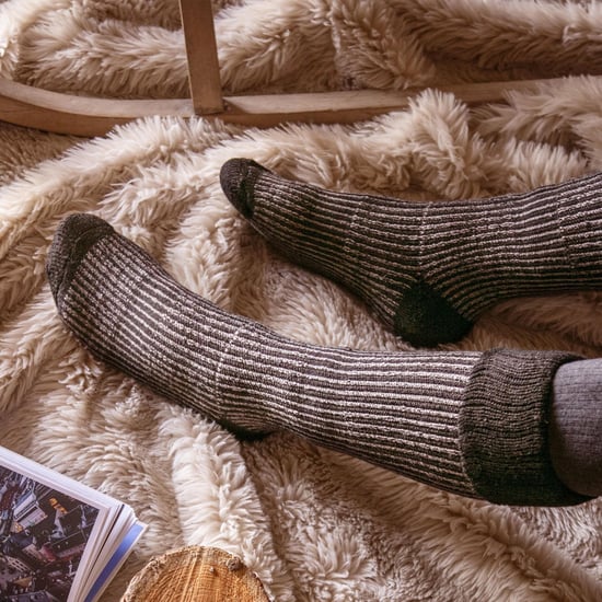 Damen Dicke Winter Warme Kniestrumpf Ripp Thermo Stoppersocken - Image 4