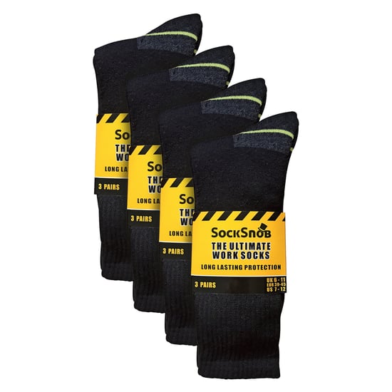 12 Paar Herren Schwerlast gepolsterte Arbeitssocken für Sicherheitsstiefel - Image 2