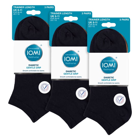 9er Pack Männer Diabetiker Trainingssocken | Nicht-elastische extra breite Knöchelsocken - Image 2