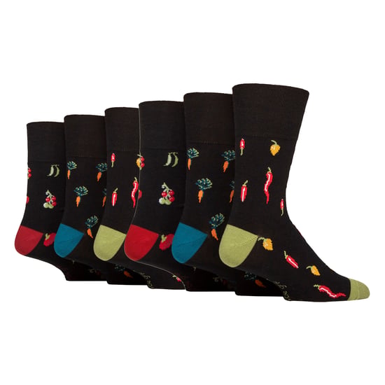 6 Paar weiche, nicht elastische Diabetikersocken für Herren - Image 1