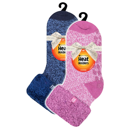 2er-Pack Damenweiche Lounge-Socken mit Grips - Image 2